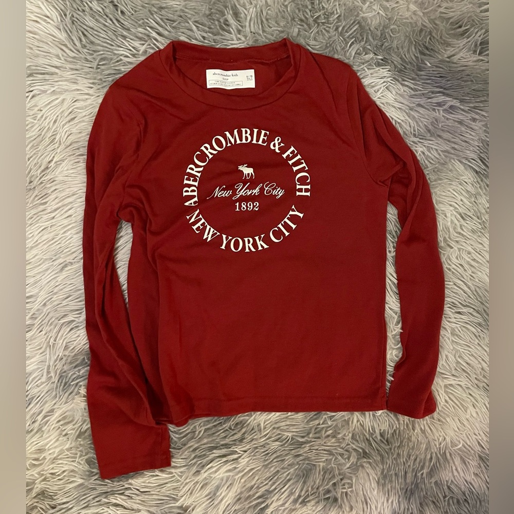 Kids Abercrombie & Fitch long sleeve “sleep” shirt. Size 9/10.